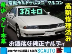 三菱　ディアマンテ　禁煙車　グレー本革　ナルディウッド　電動ハンドル　動画ありのサムネイル