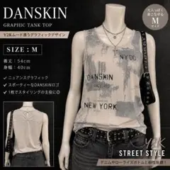 【M】DANSKIN グラフィック タンクトップ Y2K ストリートのサムネイル