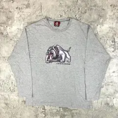 00s リーボック アイバーソン 長袖Tシャツ ロンT 古着 プリント グレーのサムネイル
