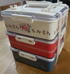 （美品）アフタヌーンティー 3段弁当箱 Afternoon Tea Lサイズのサムネイル