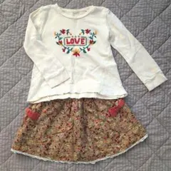 ブランシェス　トレーナー　スカート　2点セット