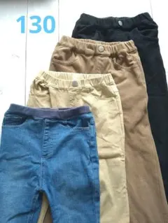 プティマイン　パンツ　ズボン　130 おまとめ　4枚セット
