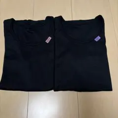 キッズ　半袖　インナー　裏起毛　130 黒　２枚セット