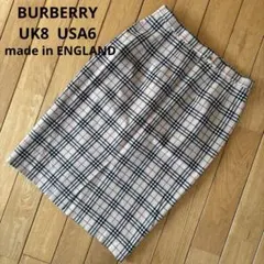 美品　希少　バーバリー BURBERRY 膝丈スカート ノバチェック L相当