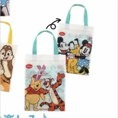 ディズニーストア　ディズニーキャラクターシークレットトートバッグ　ショッパー