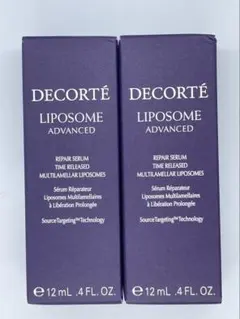 コーセーコスメデコルテリポソームアドバンストリペアセラム12mL美容液2個セット