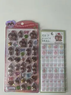 うるちゅるポップシール モンチッチ モンチッチ　タイルシール　セット