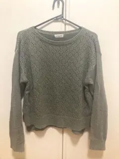 サマンサモスモス　SamansaMos2 ニット　グリーン　Mサイズ