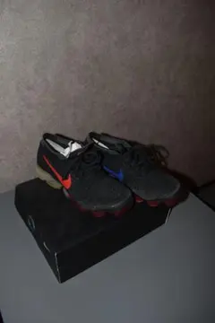 NikeiD ヴェイパーマックス　ブラック/レッド/ブルー　アメリカ国旗入　希少