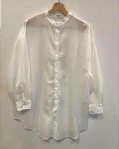 しまむら シアーシャツ Lutique 長袖シャツMサイズのサムネイル