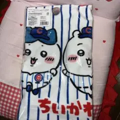 ちいかわ×MLB★カブス　フェイスタオル