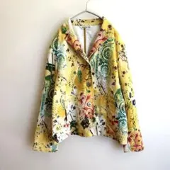 KANSAI BISカンサイビス総柄ボタニカル柄ジャケットヴィンテージ春11号