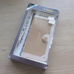 iPhone 12 mini 手帳型携帯ケース スマホケース ベージュ ハートのサムネイル