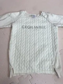 CECIL McBee セシルマクビー 白 スウェット