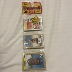 未開封1986年Topps ベースボールカード 48枚セット