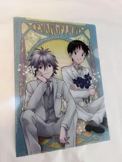 エヴァンゲリオン クリアファイル　渚カヲル　碇シンジ　タキシード