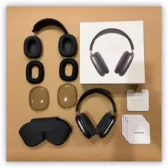 AirPods Max スペースグレイ Lightning 海外版 ケース付 - メルカリ