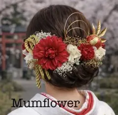 和装髪飾り　成人式　卒業式　結婚式　振袖ヘア　袴ヘア