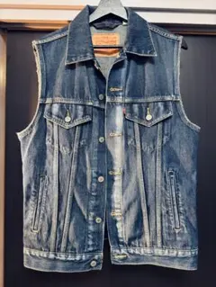 デニム ベスト