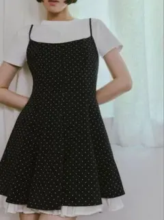 ZARA ドット柄キャミワンピース