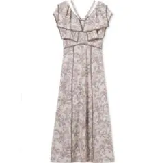 snidel ラッフルカラーワンピース CGRY