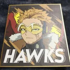 ヒロアカ　ホークスミニ色紙
