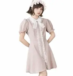 量産型 シーハニ 地雷系 ワンピース ピンク フリル ドレス LIZLISA M