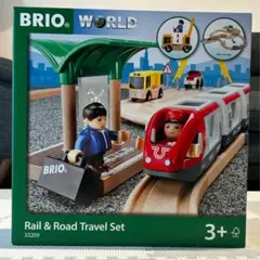 ★美品★BRIO レール＆ロードトラベルセ ット 33209のサムネイル