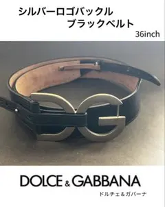 DOLCE&GABBANA　DGロゴバックル ブラックベルト 36inchのサムネイル