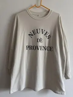 cocaロゴ入り長袖Tシャツ Mサイズ オフホワイト