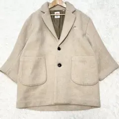 DANTON ダントン　ウール　モッサコート　テーラードジャケット　M相当