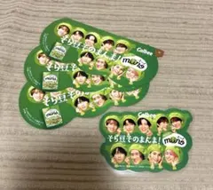 【美品】SnowMan カルビー Calbee ミーノ フライヤー 非売品 4枚