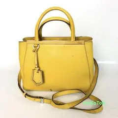 FENDI フェンディ プチトゥージュール 2WAY ハンドバッグ レザー