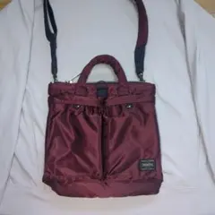 PORTER PX TANKER 2way helmet bag（S）マルーン