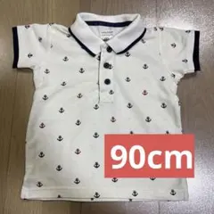 EXPLORER motherways 白　ポロシャツ 90サイズ　半袖