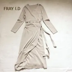 新品未使用　FRAY I.D レイヤードニットワンピース カシミヤ混