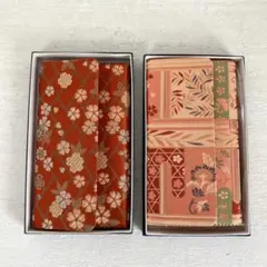 茶道用帛紗 多色模様 木製収納箱付き 茶道用帛紗 多色模様 木製収納箱付き