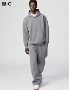 ユニクロC スウェットワイドパンツ