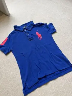 ラルフローレン 100cm 3T ポロシャツ キッズ 半袖 青