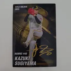 2026 カルビー　プロ野球チップス ホークス　杉山一樹