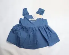 新品 プティマイン petit main【ちいかわ】刺しゅうペプラムブラウス