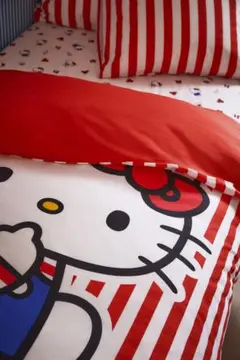 H&M HOME Hello Kitty デュベカバーセット シングル