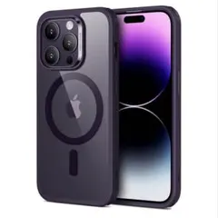 ESR iPhone 14 Pro 用 ケース MagSafe対応 パープル