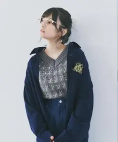 Boka nii コーデュロイシャツ ネイビー