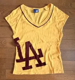 値下‼️【古着】ドジャースLA公式ライセンスロゴ 半袖Tシャツのサムネイル