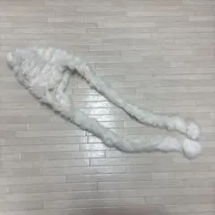 SB106 LDS 白 ファー帽子 美品