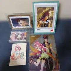マクロス7 マクロス魂 クリアポスタ＆JOYSOUNDポストカード＆イラストのサムネイル