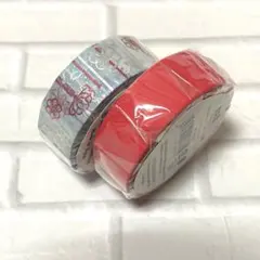 SAIEN 銀箔 組紐&mt マットレッド　マスキングテープ2種類セットのサムネイル