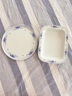 Cing Gourmets SANGO CHINAプレート 2枚昭和レトロのサムネイル