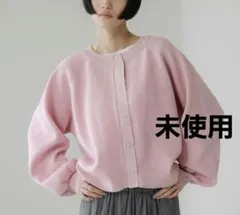 未使用 ローリーズファーム リングドットクルーカーディガン ピンク